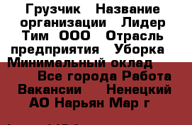 Грузчик › Название организации ­ Лидер Тим, ООО › Отрасль предприятия ­ Уборка › Минимальный оклад ­ 28 500 - Все города Работа » Вакансии   . Ненецкий АО,Нарьян-Мар г.